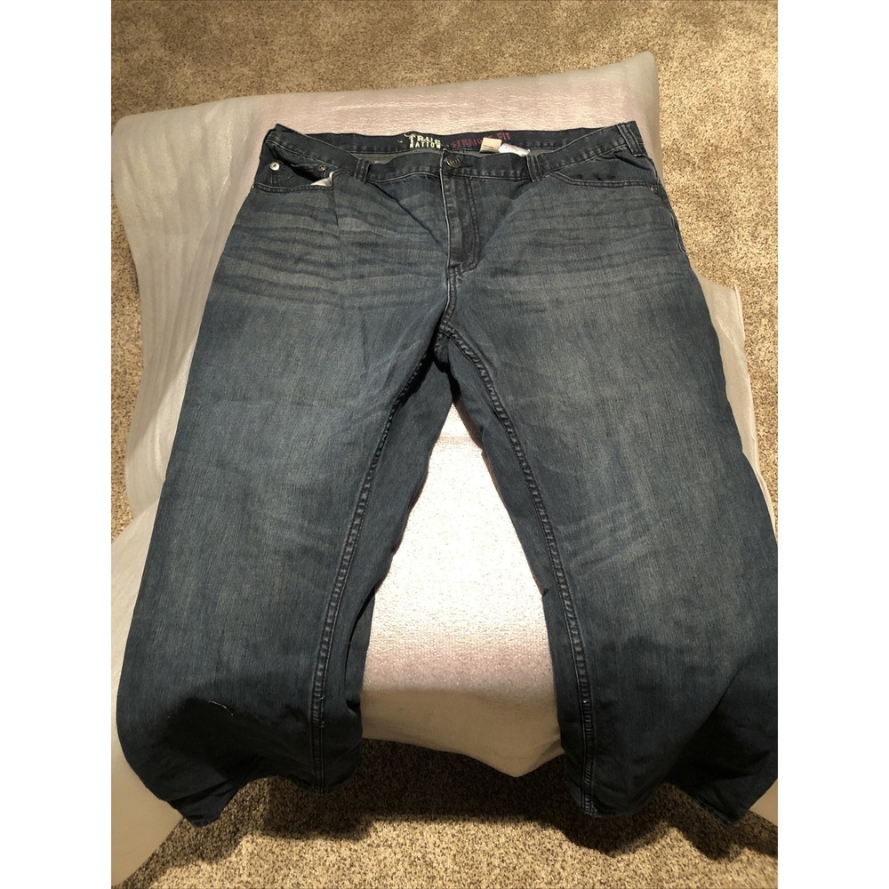 True Nation Straight Fit Mens Jeans Waist 44 Length 30 Great‎ Shape 5 Pocket
